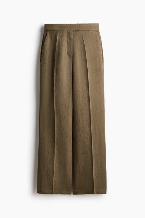 Bootcut Tailored Trousers