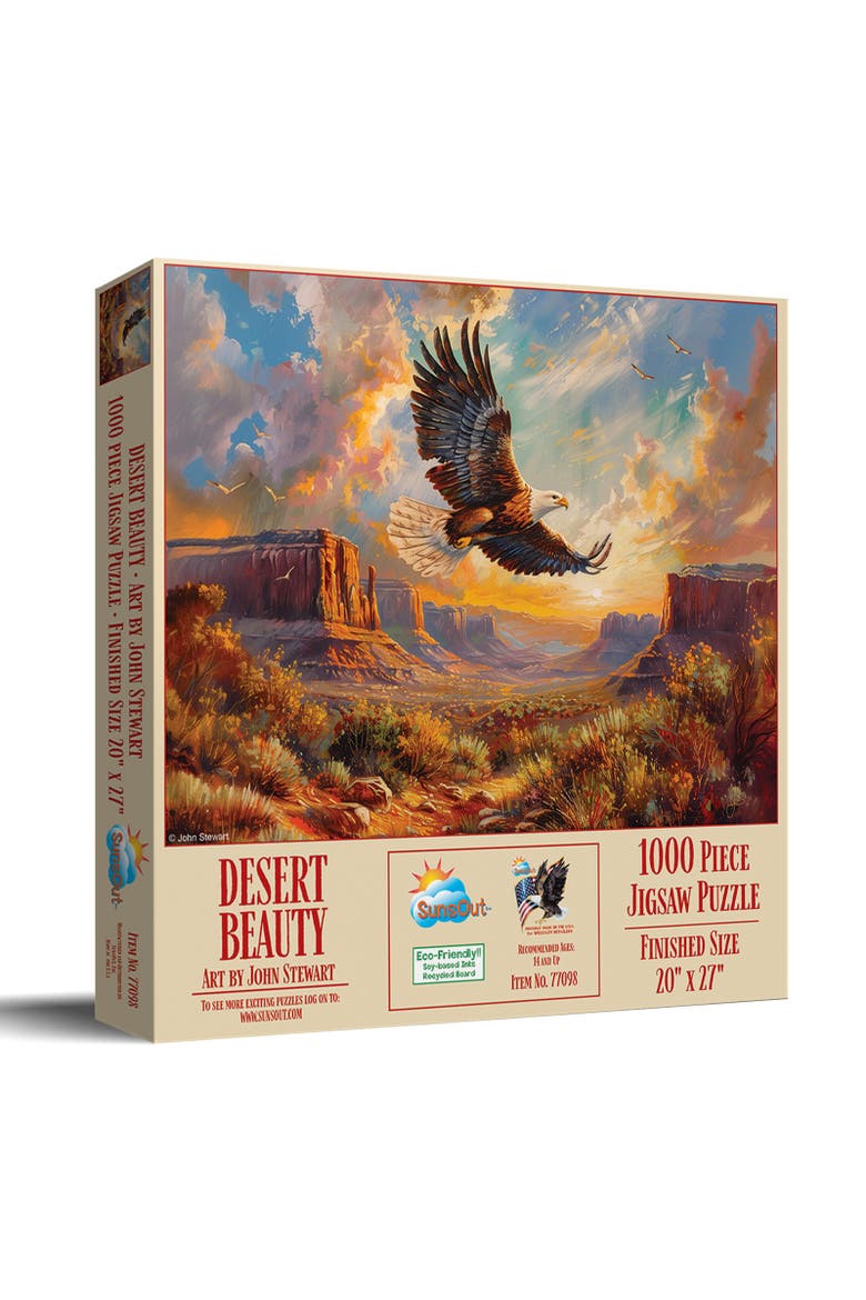 Desert Beauty 1000 piece Jigsaw Puzzle for Adults, Main, color, Multicolor