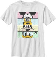 Mickey & Friends Boy's Mickey & Friends Mickey & Friends Cropped Portraits Graphic T-Shirt