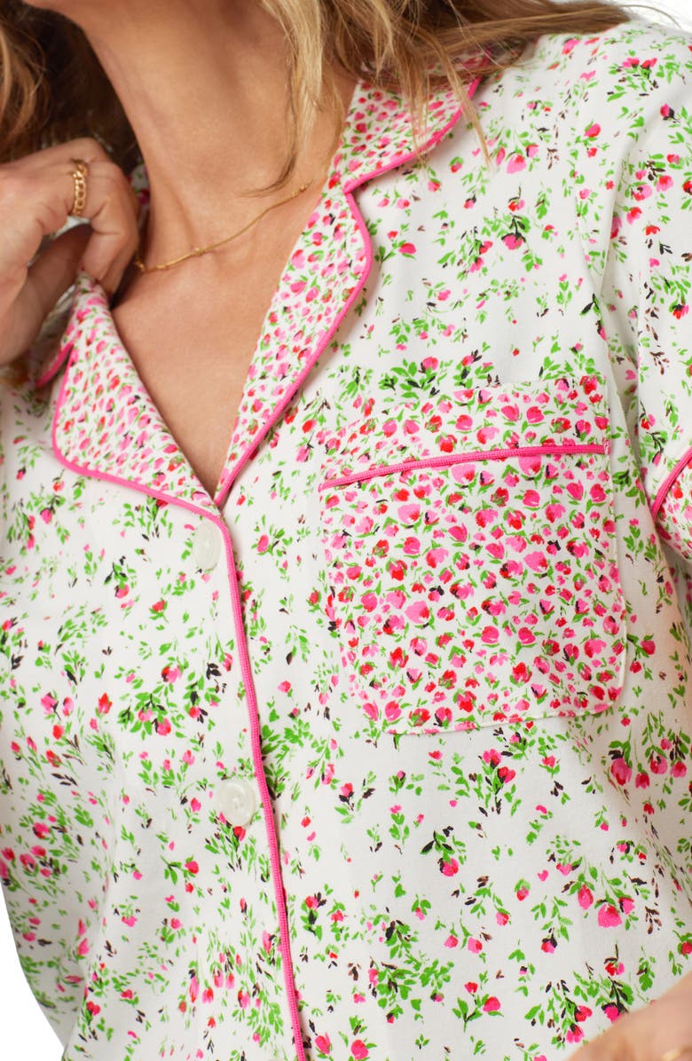 BedHead Pajamas Print Stretch Organic Cotton Short Pajamas, Alternate, color, 