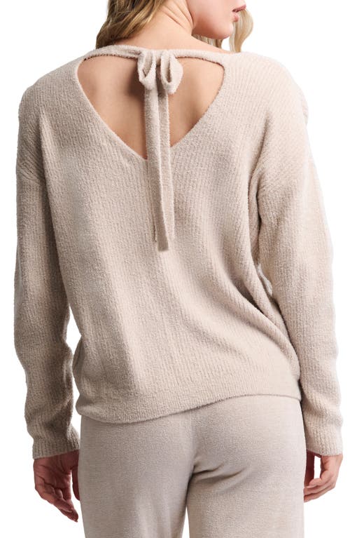 Barefoot Dreams Cozychic Lite® Rib Tie Back Top In Gray