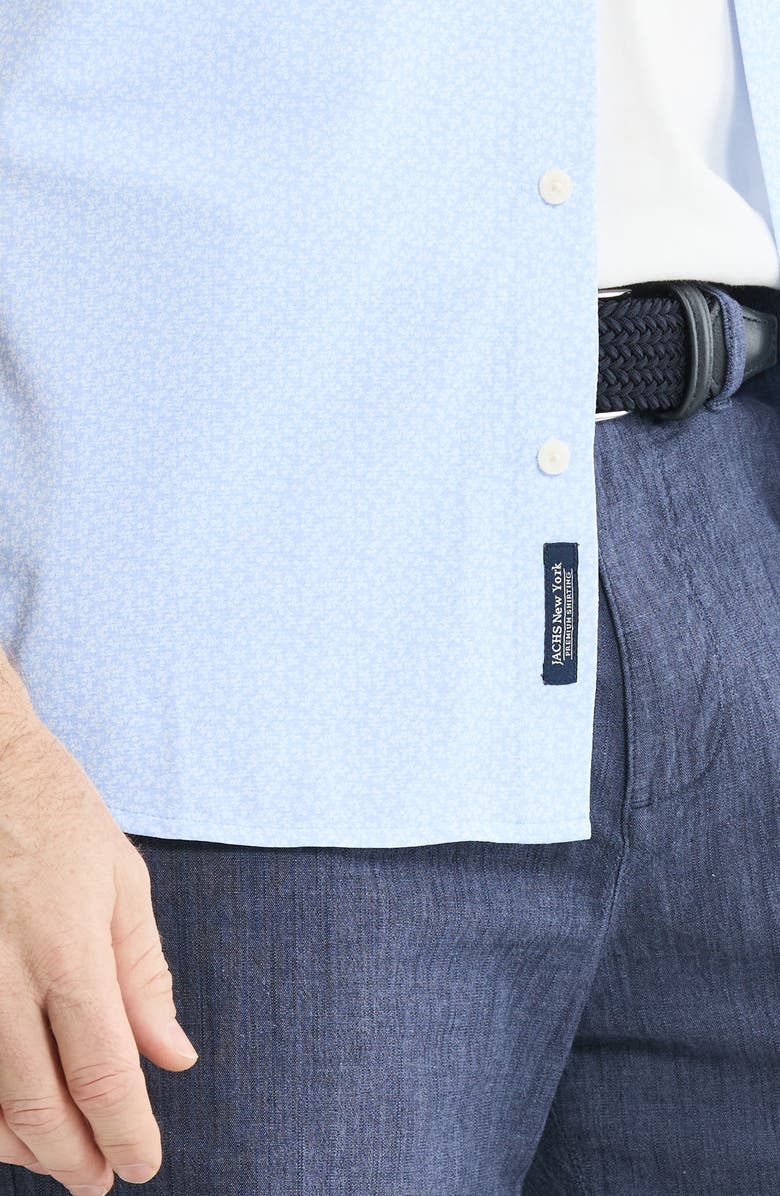 JACHS Performance Tech Button-Up Shirt, Alternate, color, Light Blue