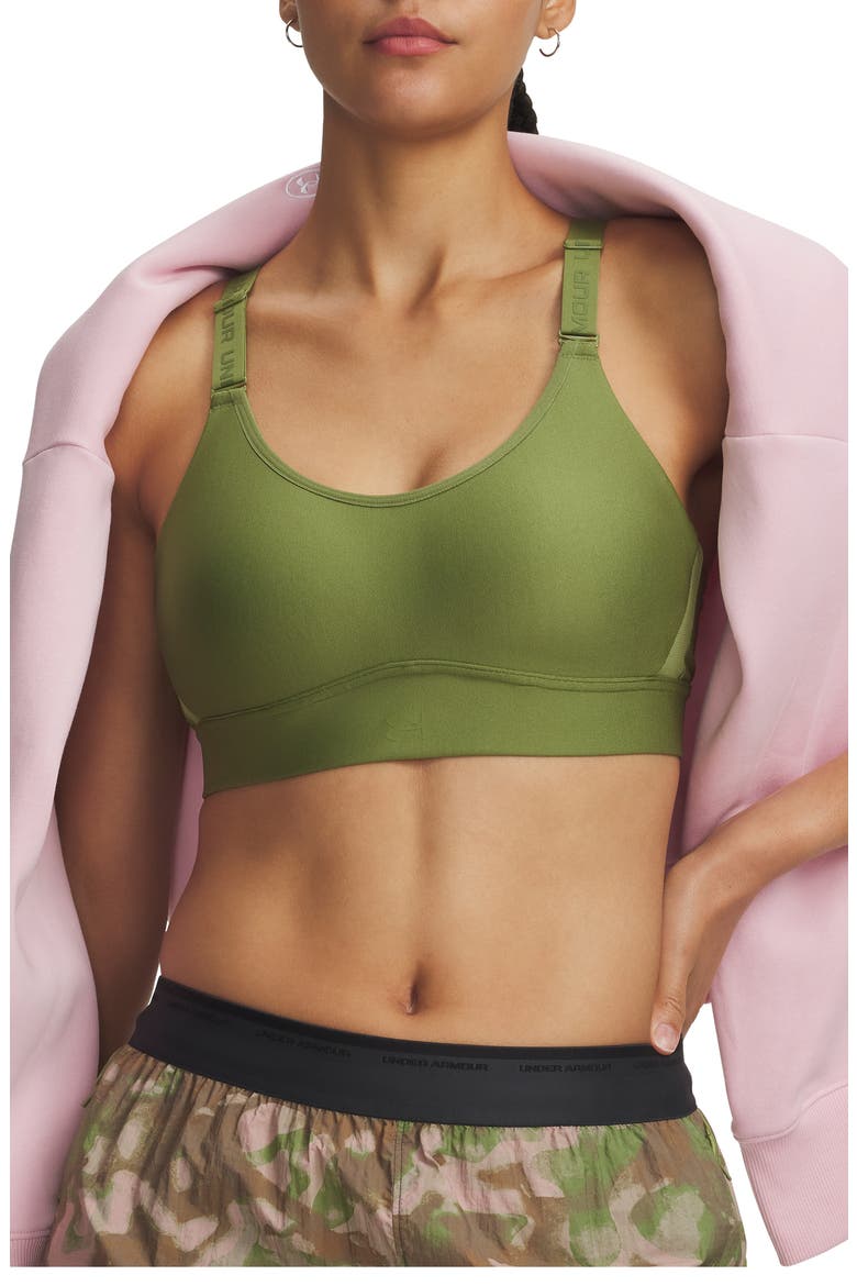 Infinity Mid 2.0 Sports Bra, Main, color, 319 WARM OLIVE