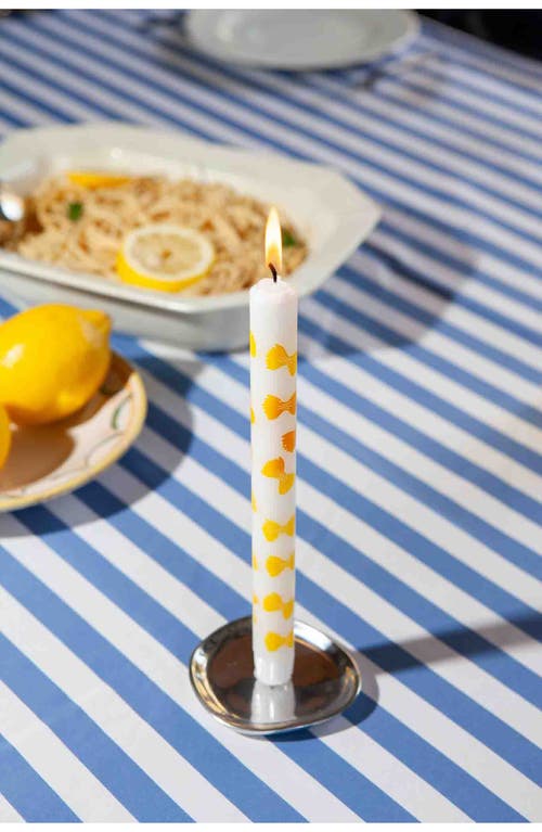 Doiy The Dolce Vita Collection 2-pack Farfalle Taper Candles In Yellow