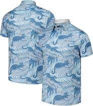 FLOMOTION Men's Flomotion Blue THE PLAYERS Party Animal Polo