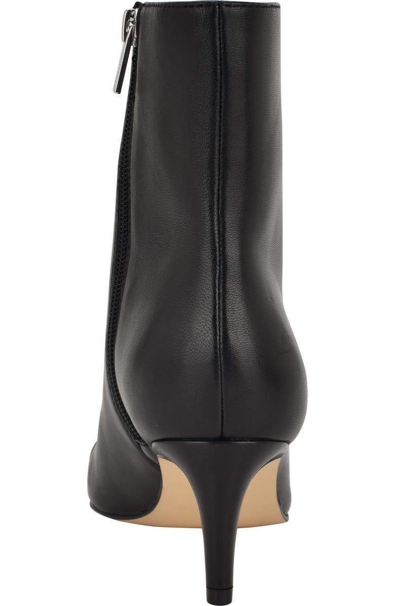 Calvin Klein Gentley Pointed Cap Toe Bootie, Alternate, color, Black