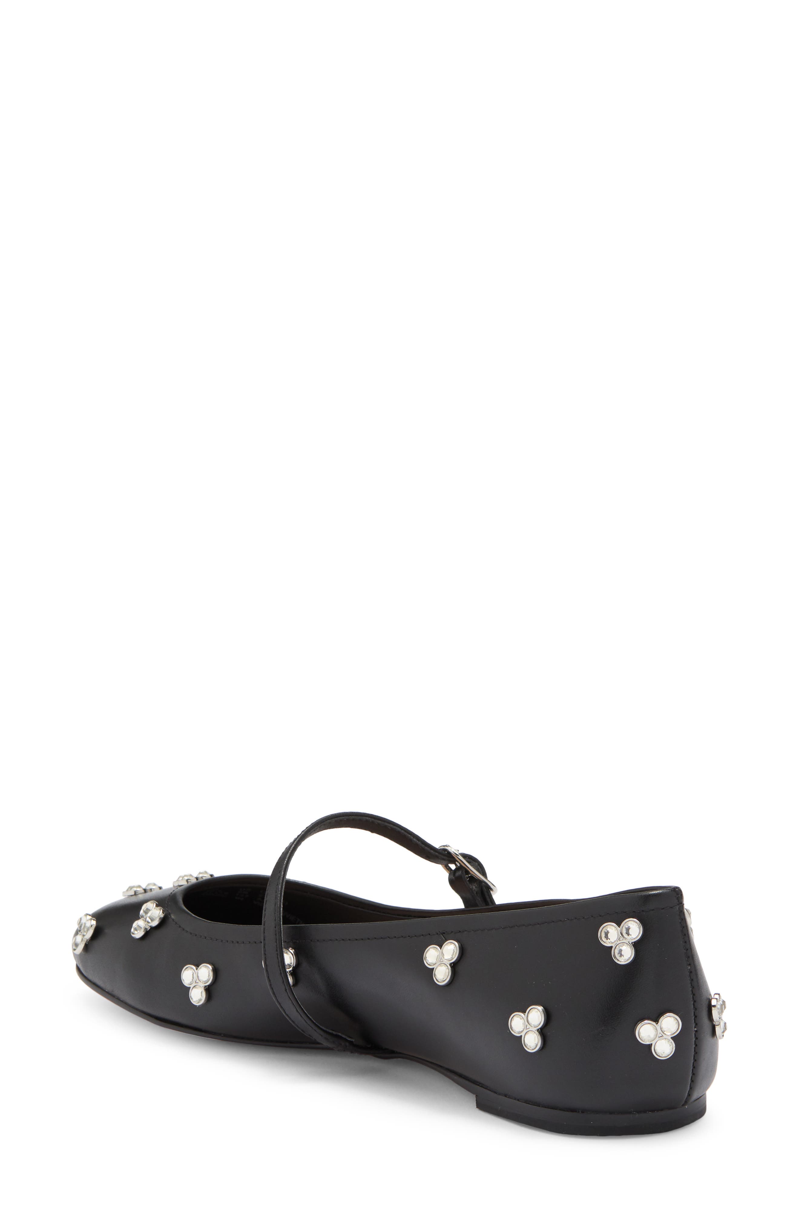 Stuart Weitzman Tammy Crystal Mary Jane Flat, Alternate, color, 