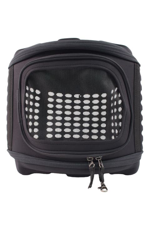 Circular Shelled Perforate Lightweight Collapsible Military Grade Transporter Pet Carrier