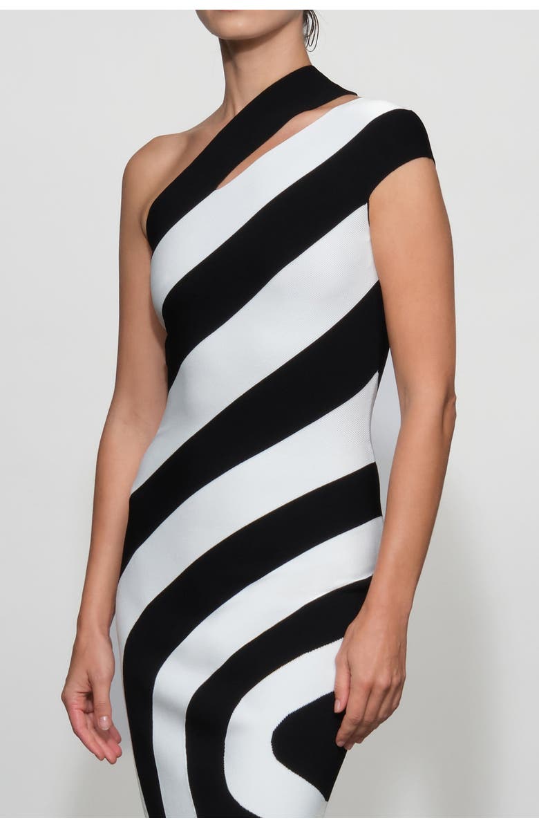 Et Ochs Stellan Knit Midi Dress, Alternate, color, Black/White