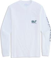 vineyard vines Camo Whale Fill Long Sleeve Pocket Graphic T-Shirt