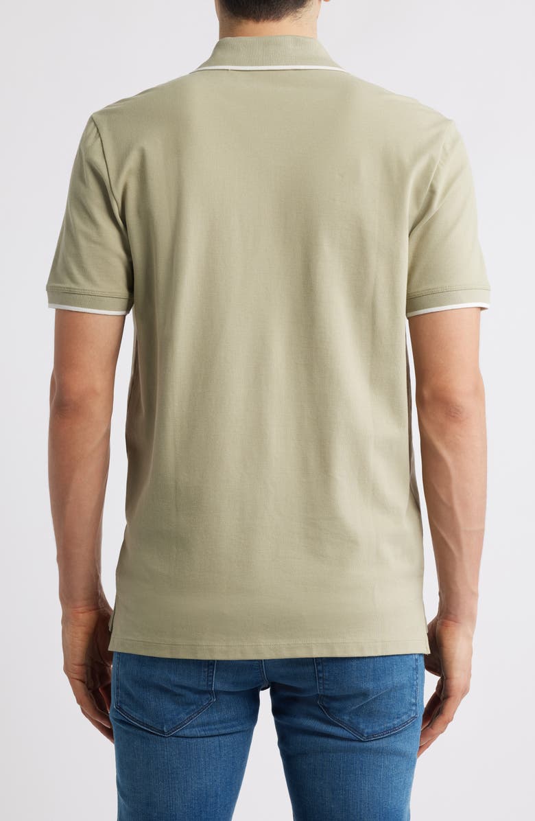 HUGO Dino Tipped Polo, Alternate, color, Open Green