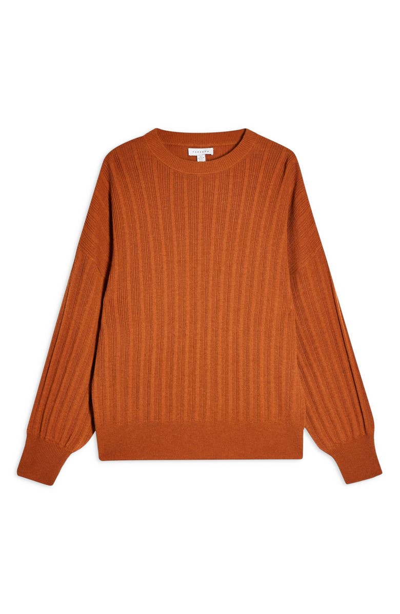 Topshop Drop Armhole Crew Sweater, Alternate, color, 