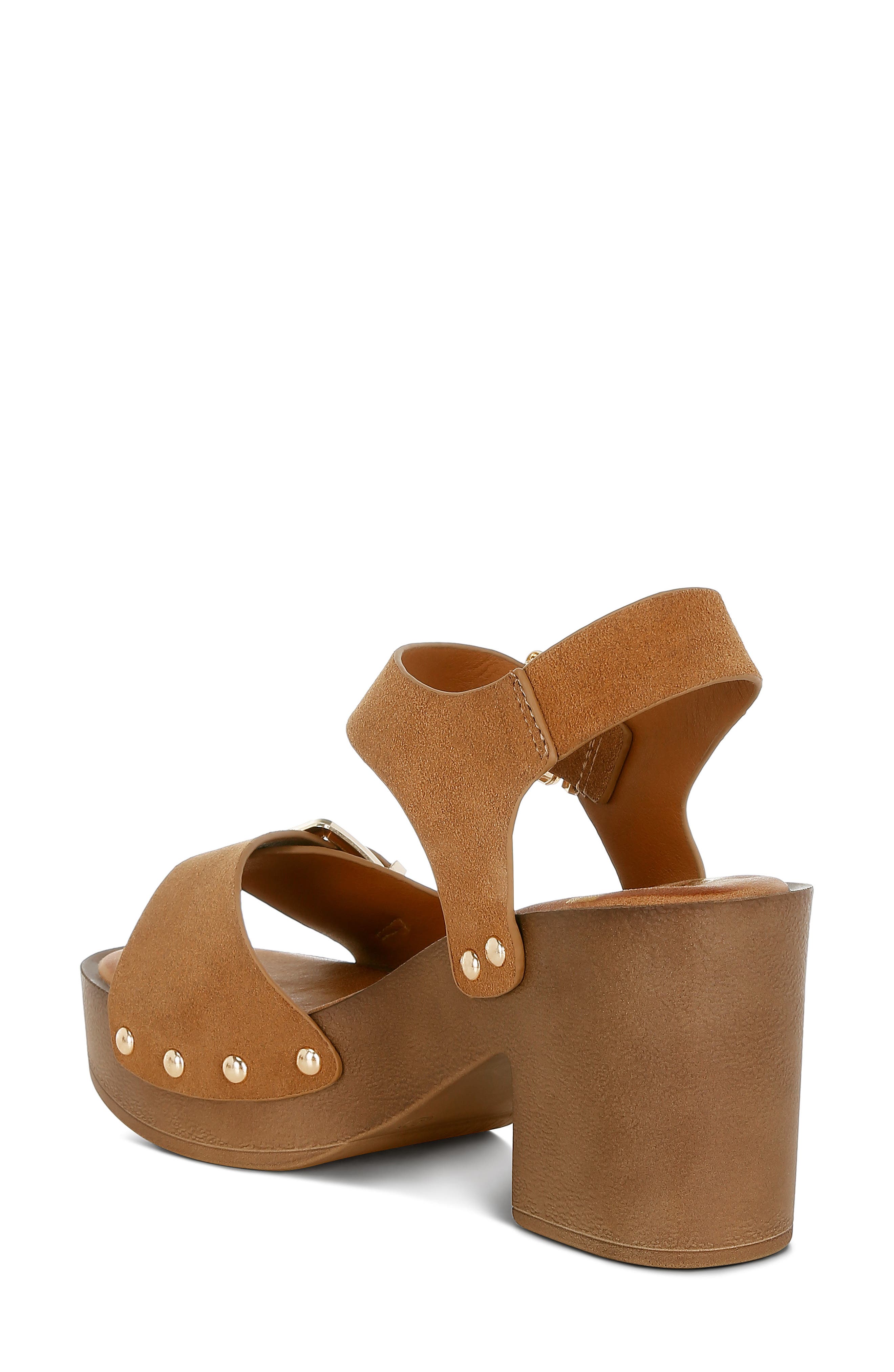 Rag & Co Lhasa Platform Sandal, Alternate, color, Tan