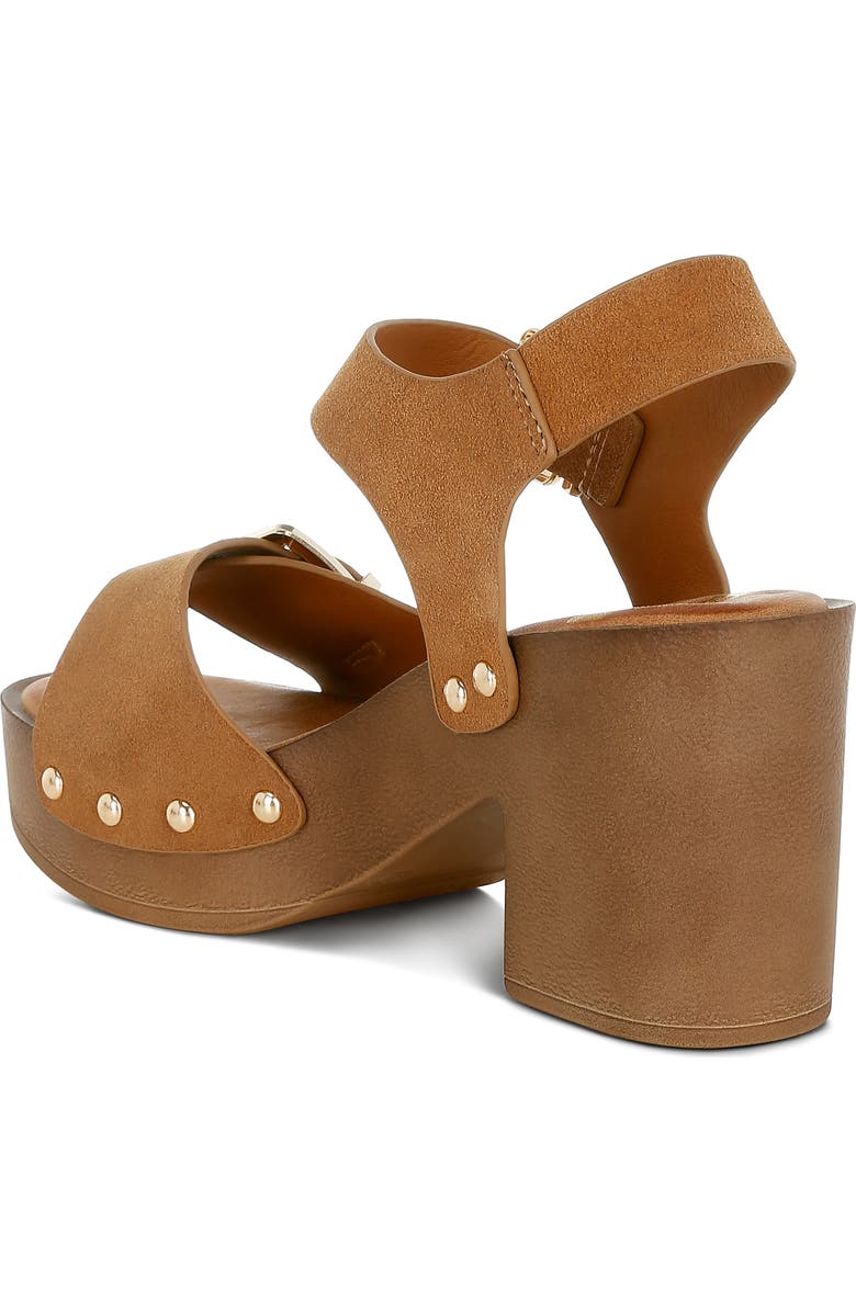 Rag & Co Lhasa Platform Sandal, Alternate, color, Tan