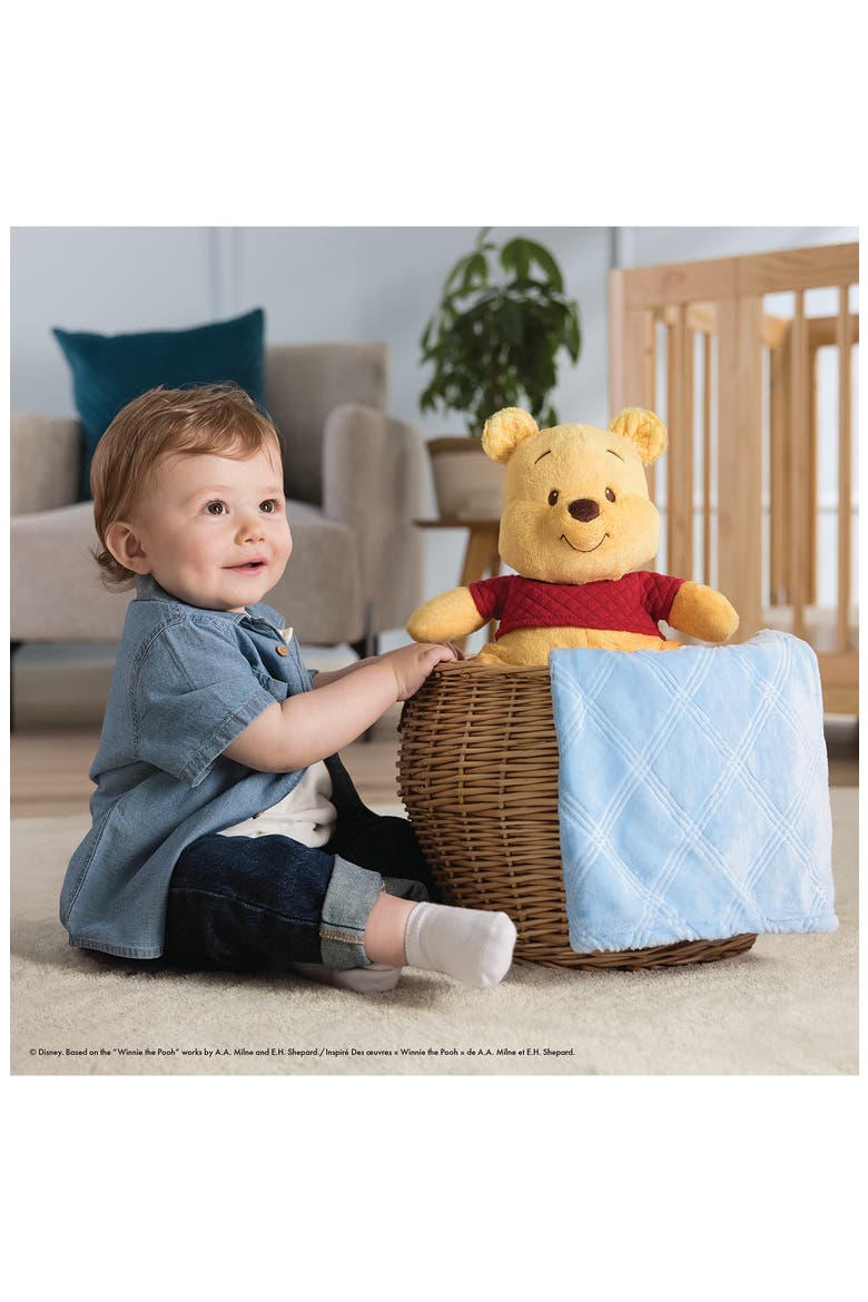 Disney Oh So Snuggly Winnie the Pooh Stuffed Animal, Alternate, color, MULTI