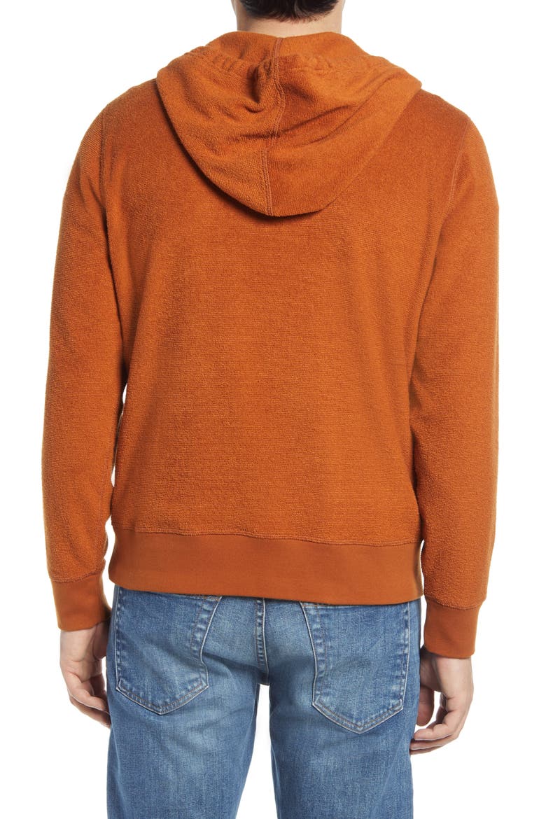 Hightide Men's Half-Zip Hoodie, Alternate, color, CEDAR