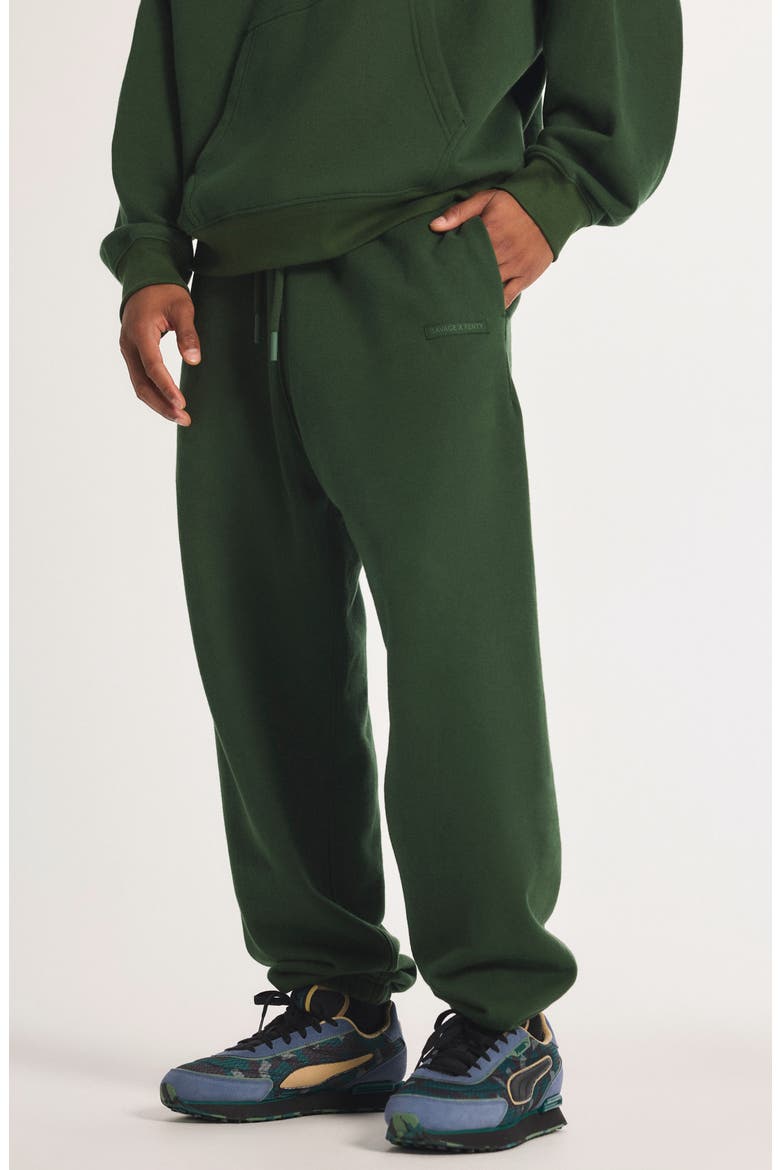 Fleece Joggers, Alternate, color, GREEN JUNIPER