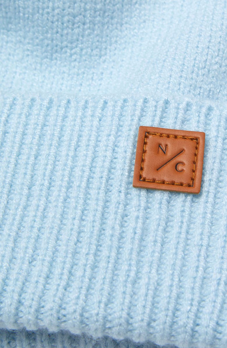 Northern Classics Knit Winter Hat with Knit Pom, Alternate, color, Cloud Blue