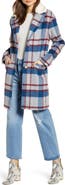 Levi's® Wool Top Coat with Faux Shearling Collar