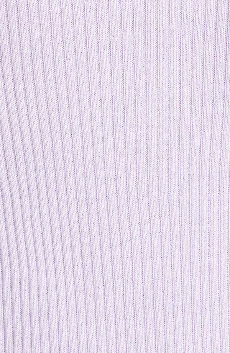 Maison Margiela Contrast Rib Cotton Blend Sweater, Alternate, color, 