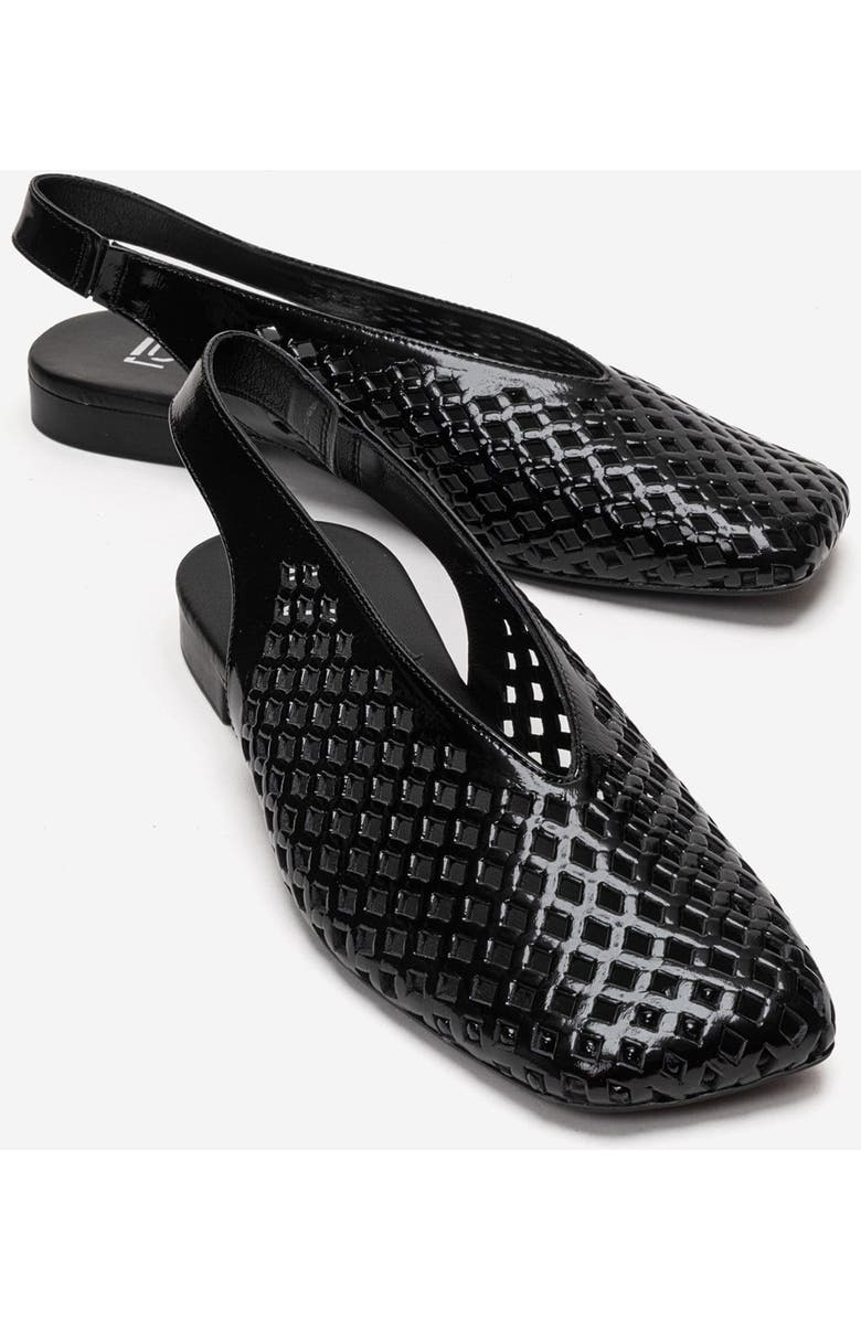 Forever & Always Shoes Delizia Leather Slingback Shoe, Main, color, Black