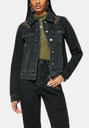 Disturbia Abellona Embroidered Denim Jacket