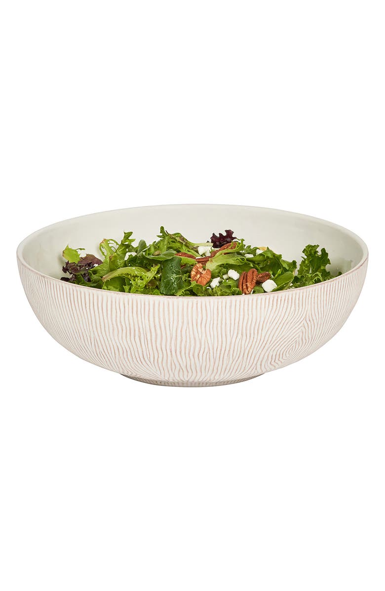 Juliska Blenheim Oak Serving Bowl, Alternate, color, Whitewash