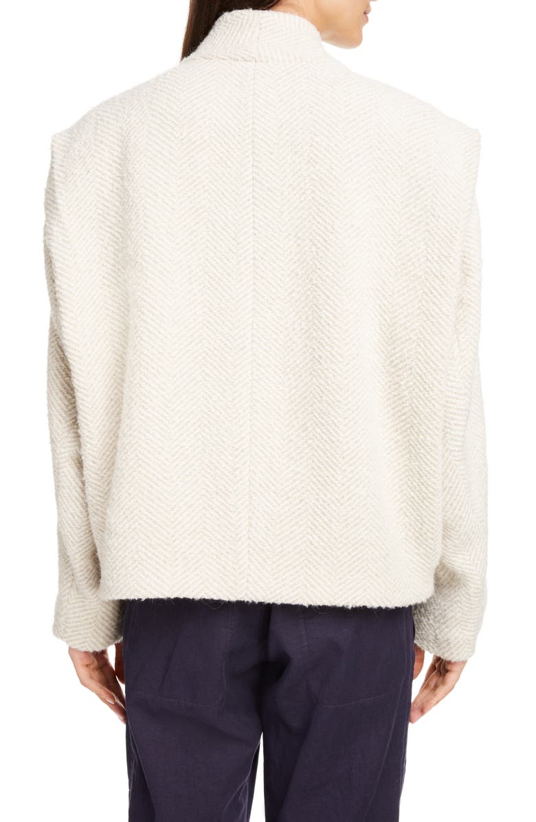 Isabel Marant Étoile Drogo Herringbone Jacket, Alternate, color, 