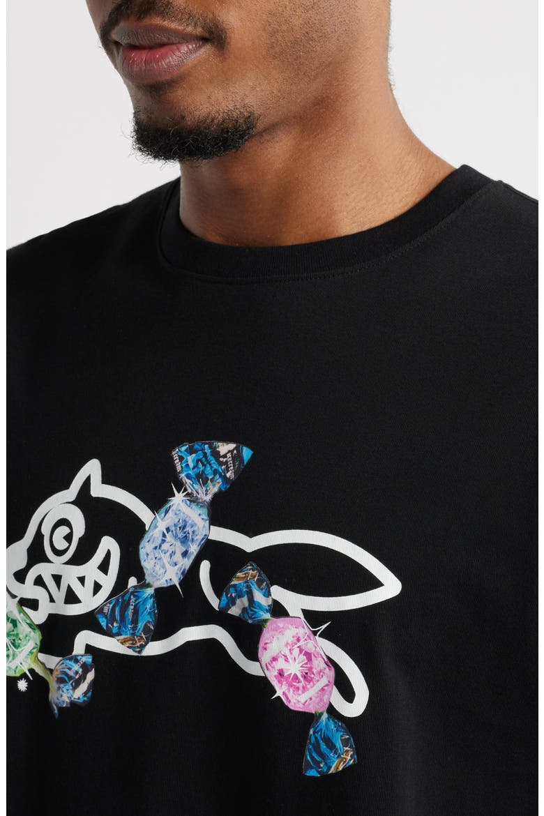 Candy Graphic T-Shirt, Alternate, color, BLACK