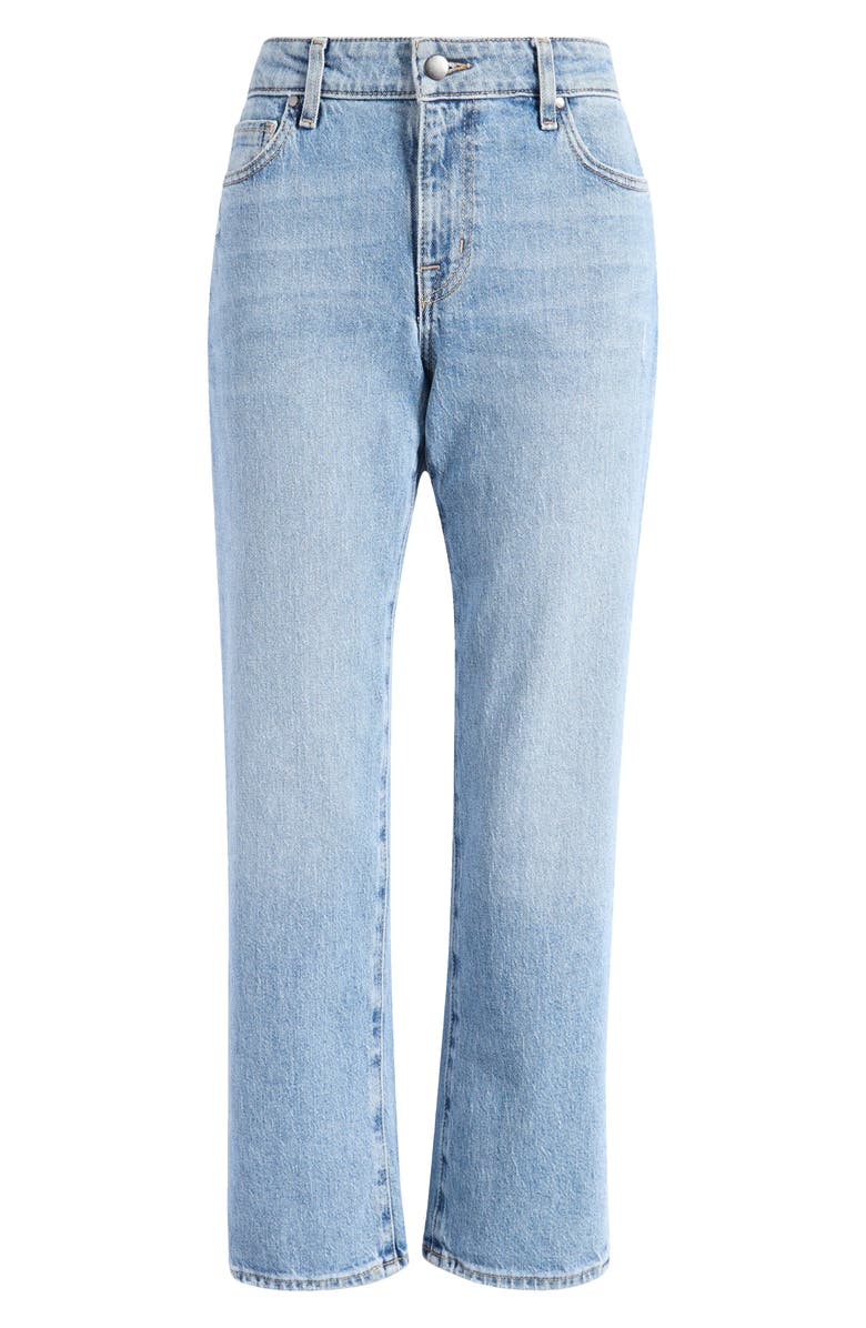 Treasure & Bond Mid Rise Straight Leg Ankle Jeans, Alternate, color,