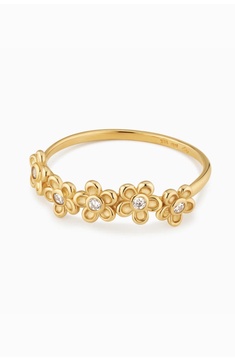Oradina 14K Yellow Gold Blossom Ring, Alternate, color, Yellow Gold
