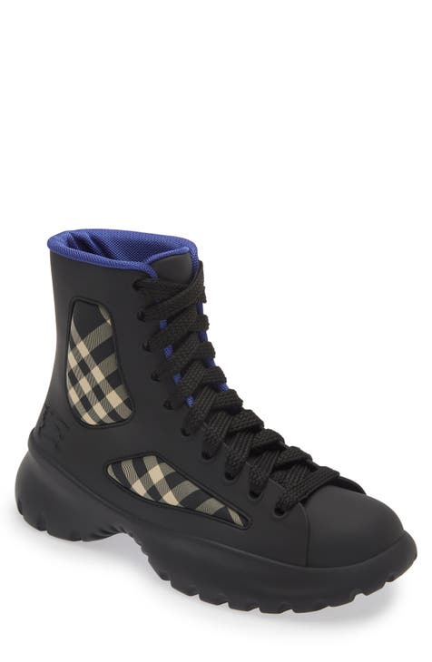 Fashion burberry shoes mens blue