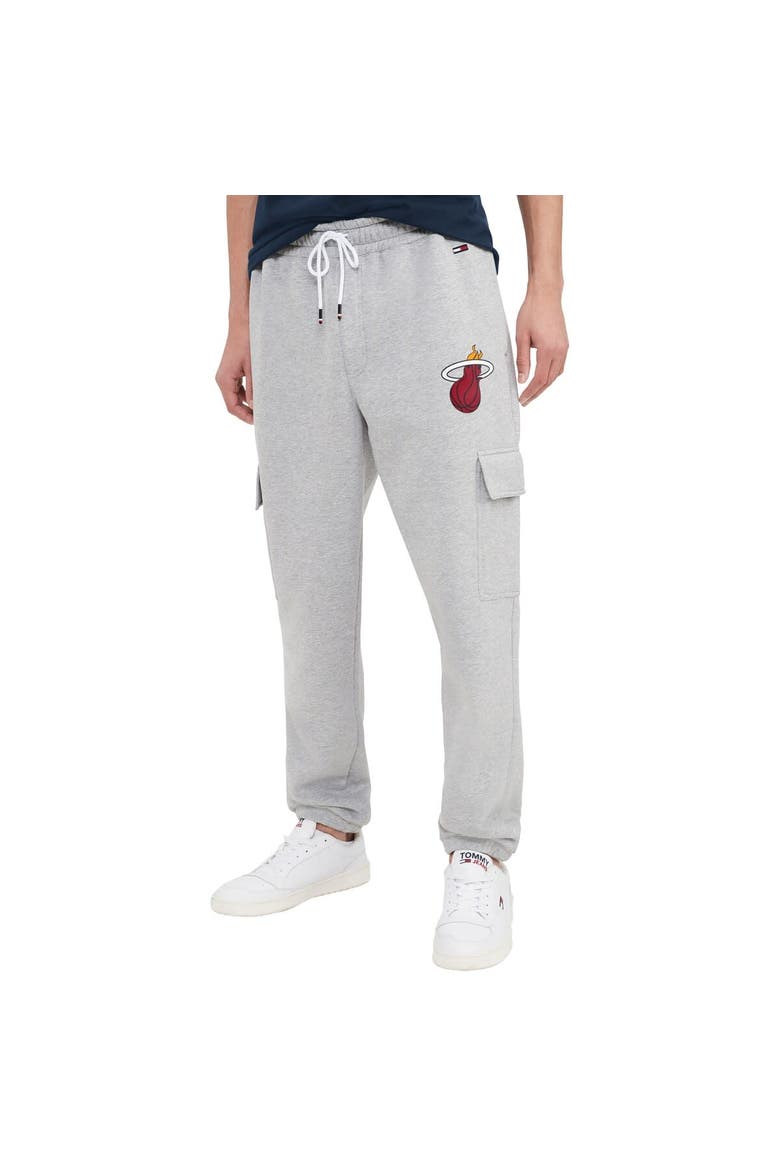 Men's Tommy Jeans Gray Miami Heat Frankie Cargo Joggers, Main, color, Gray