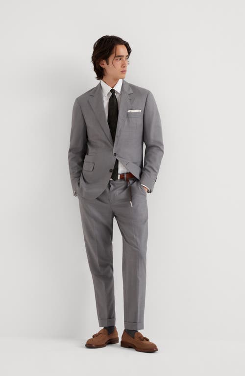 Brunello Cucinelli Formal Fit Trousers In Grey