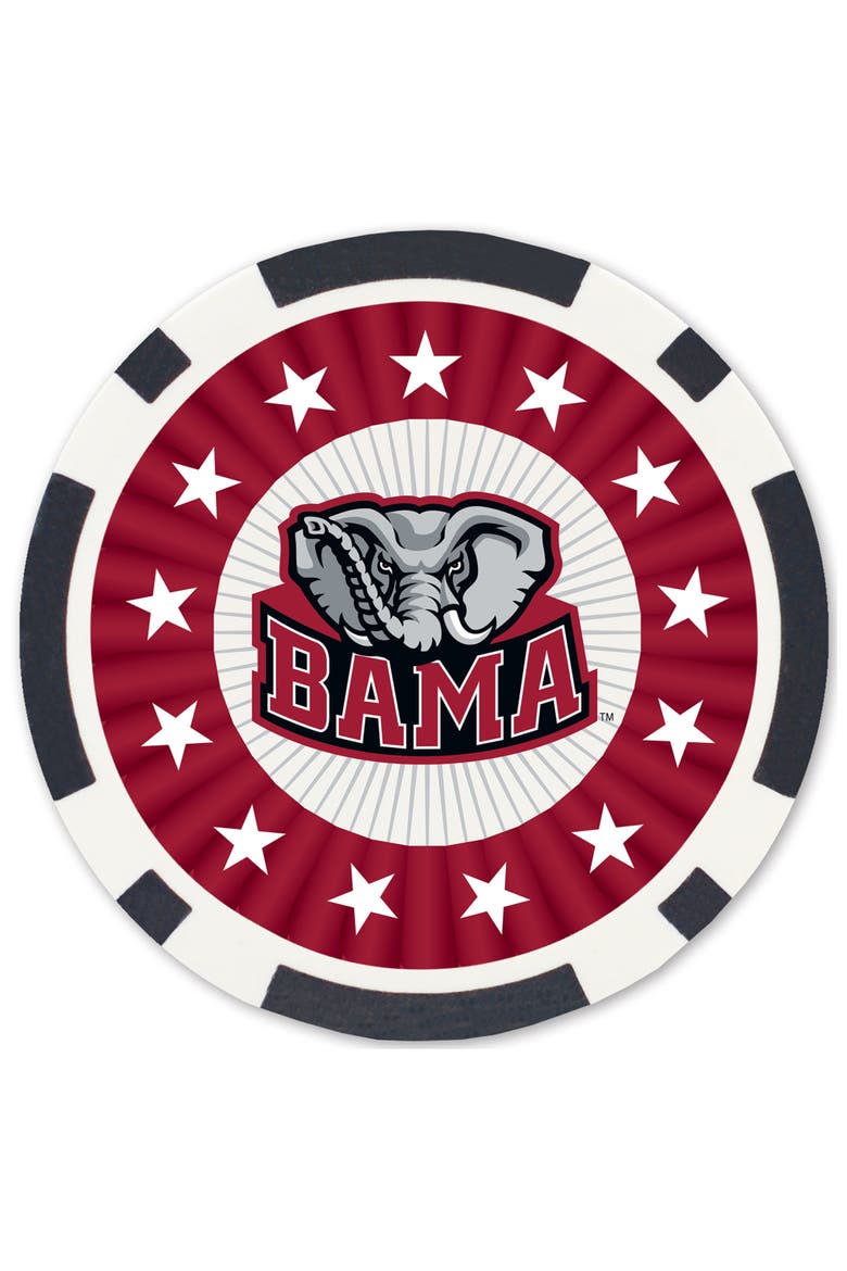 Alabama Crimson Tide 100pc Poker Chips, Alternate, color, Multicolor