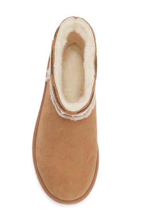 Ugg ® Classic Mini Shearling Braid Trim Boot In Brown