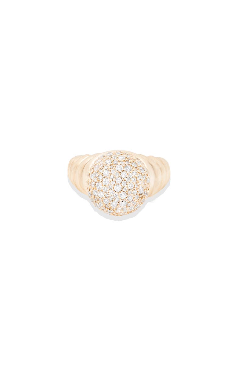 Campbell + Charlotte Revel Bobble Cocktail Ring, Alternate, color, Diamond- Gold