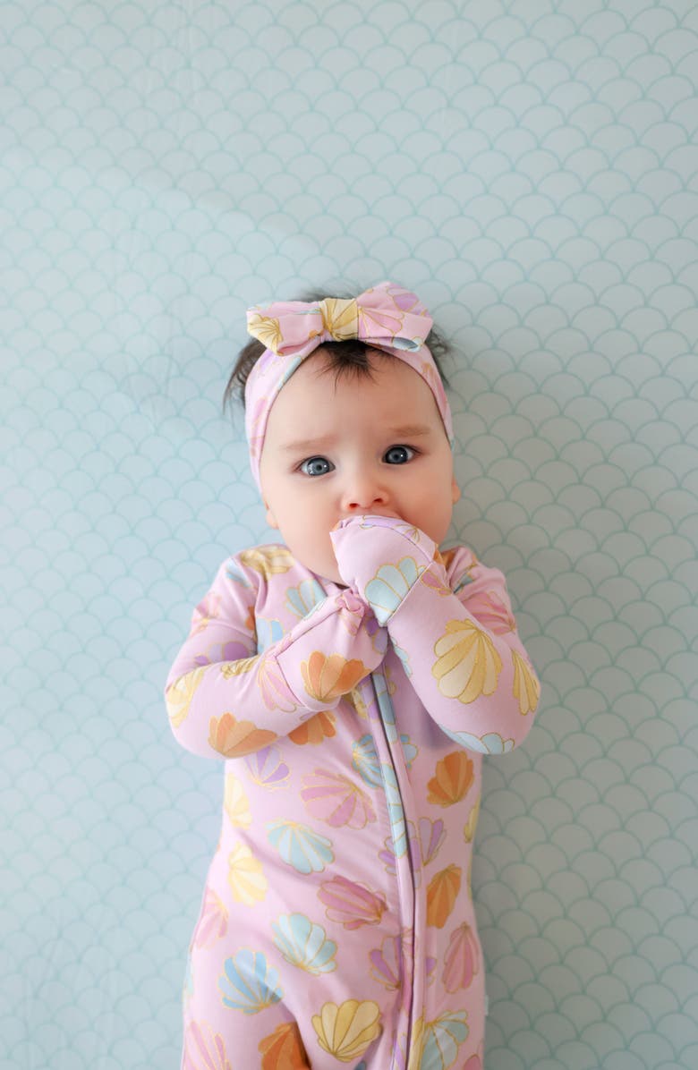 Posh Peanut Fitted Convertible One-Piece Pajamas, Alternate, color, Pink