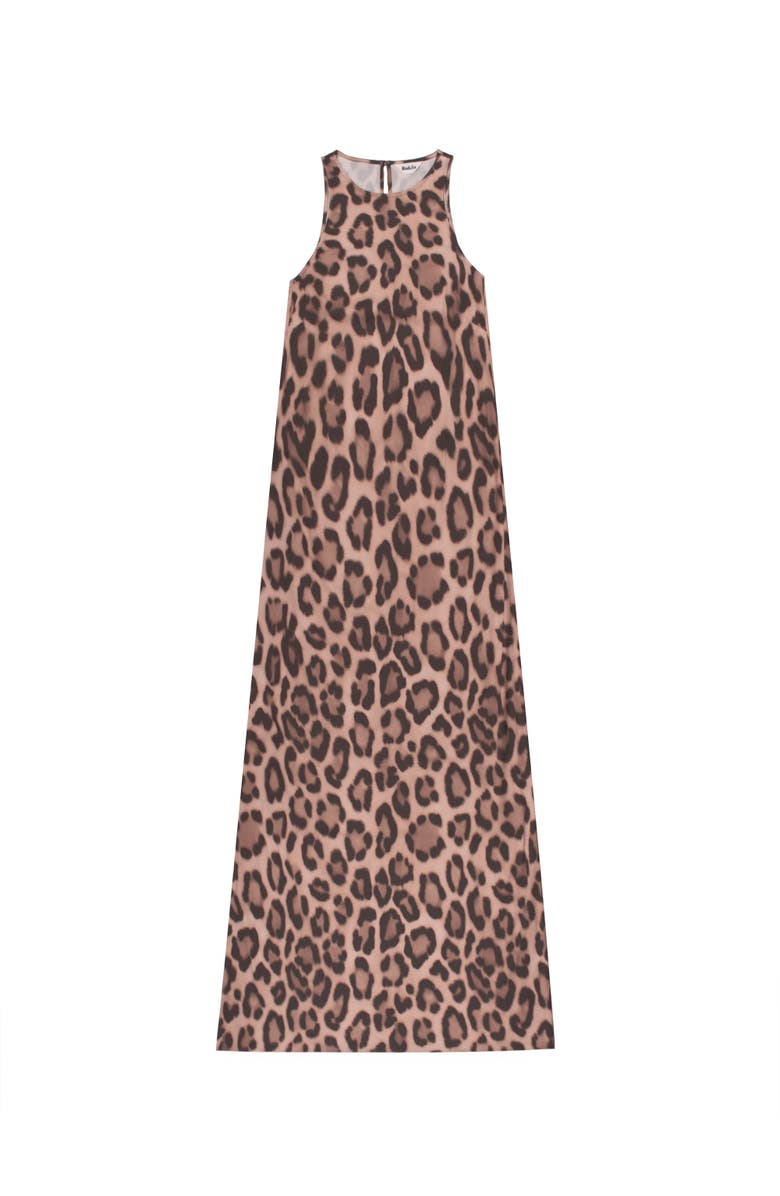 Ro&Zo Sleeveless Print Maxi Dress, Alternate, color, Brown Leopard