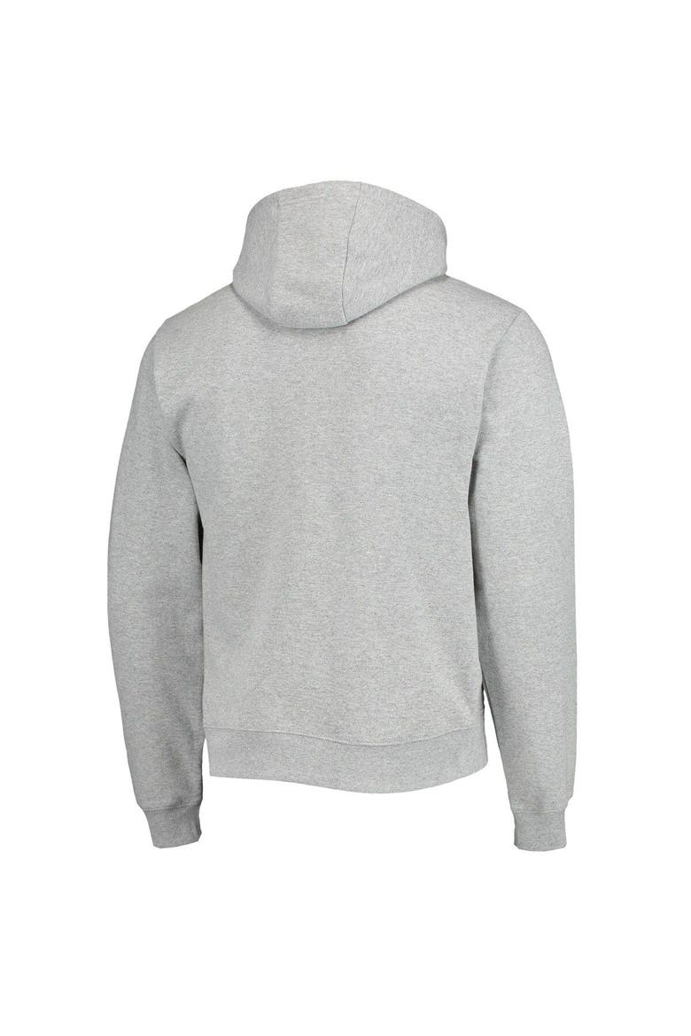 Men's League Collegiate Wear Heathered Gray Stanford Cardinal Seal Neuvo Essential Fleece Pullover Hoodie, Alternate, color, Heather Gray