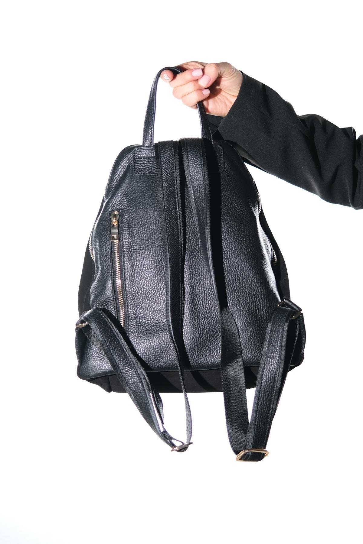 Forever & Always Shoes Josh Leather Backpack, Alternate, color, Black Suede