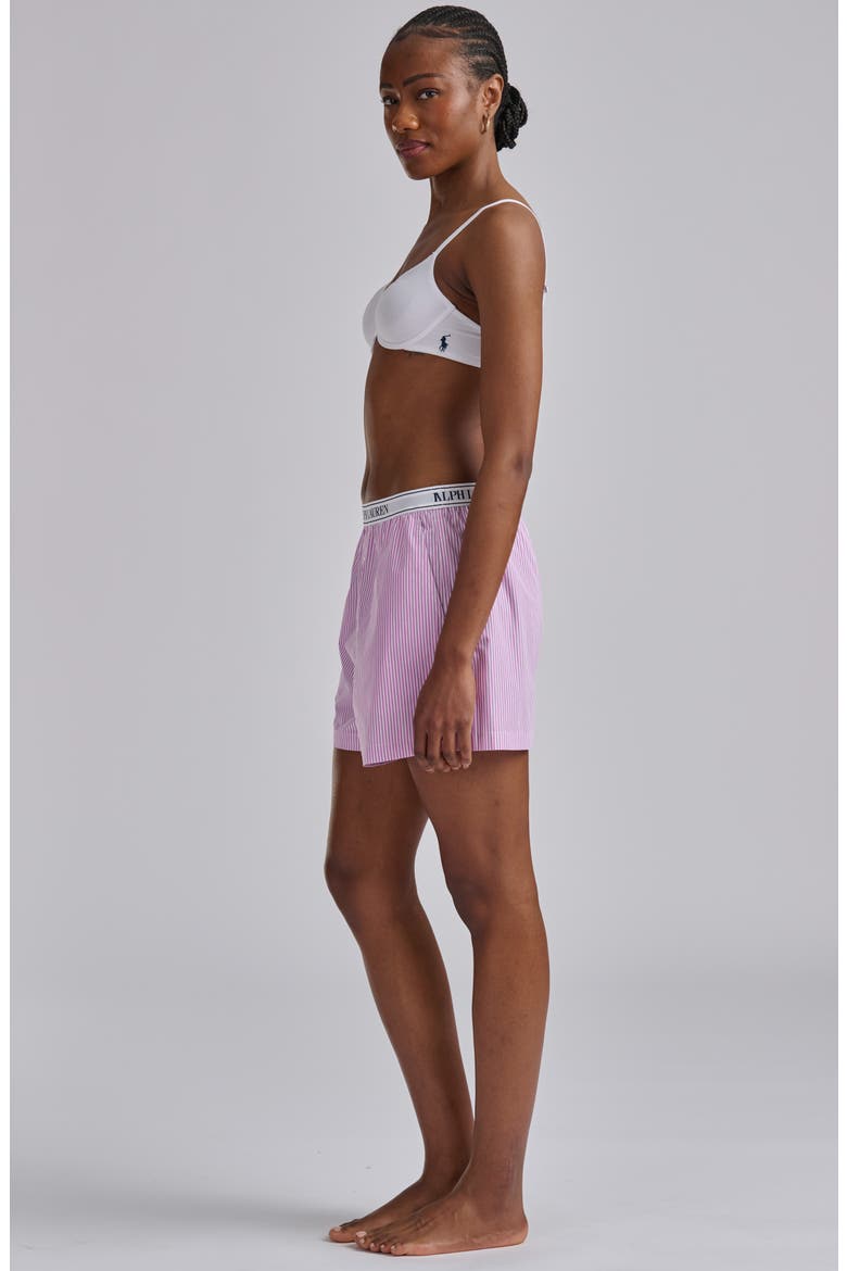 Boxer Pajama Shorts, Alternate, color, VIOLET MEADOW