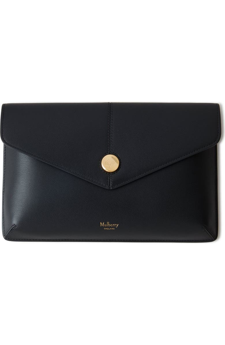 Mulberry Press Stud Leather Envelope Pouch, Main, color,