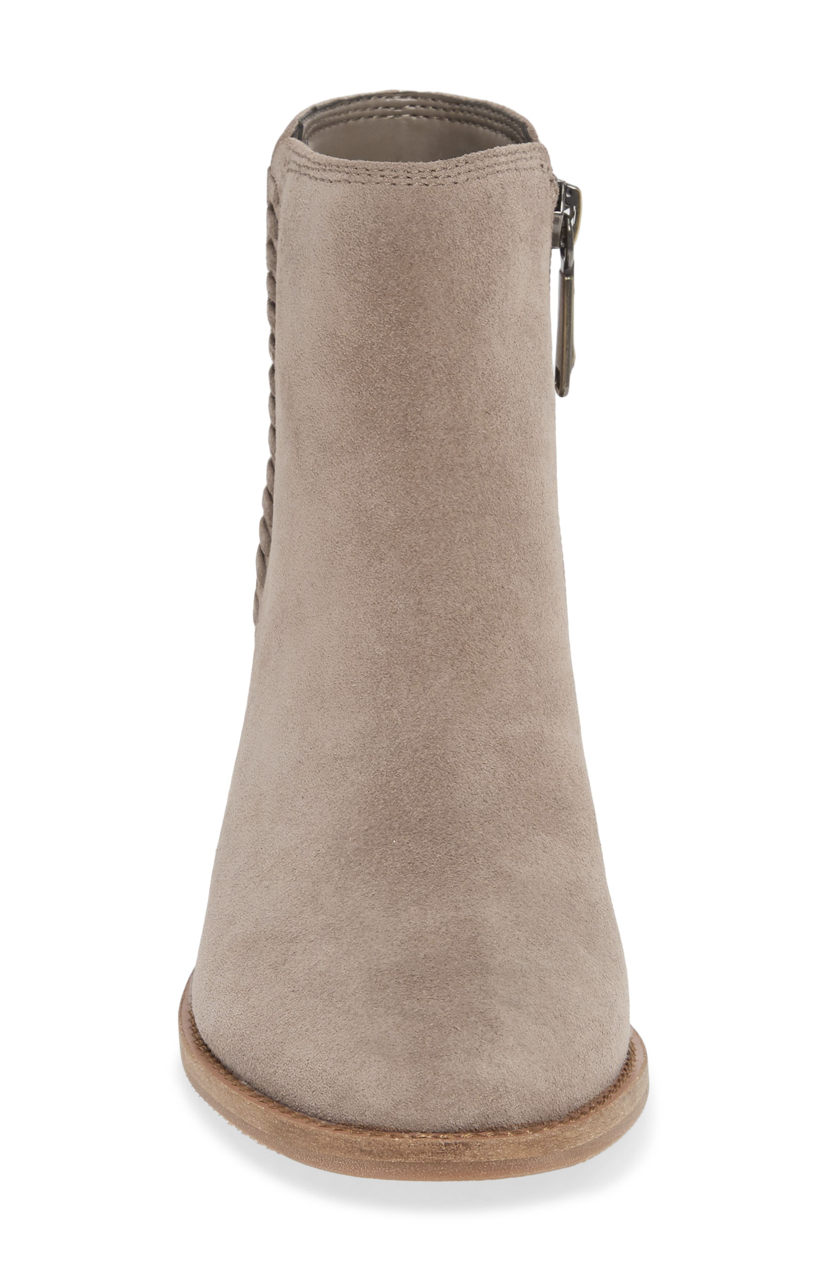Nina Waterproof Suede Boot, Alternate, color, MUSHROOM SUEDE