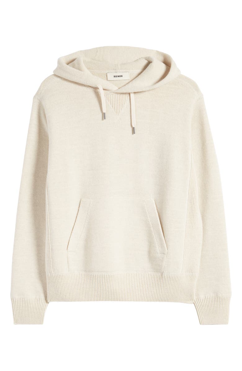 BUCK MASON Wool & Cashmere Sweater Hoodie, Alternate, color,