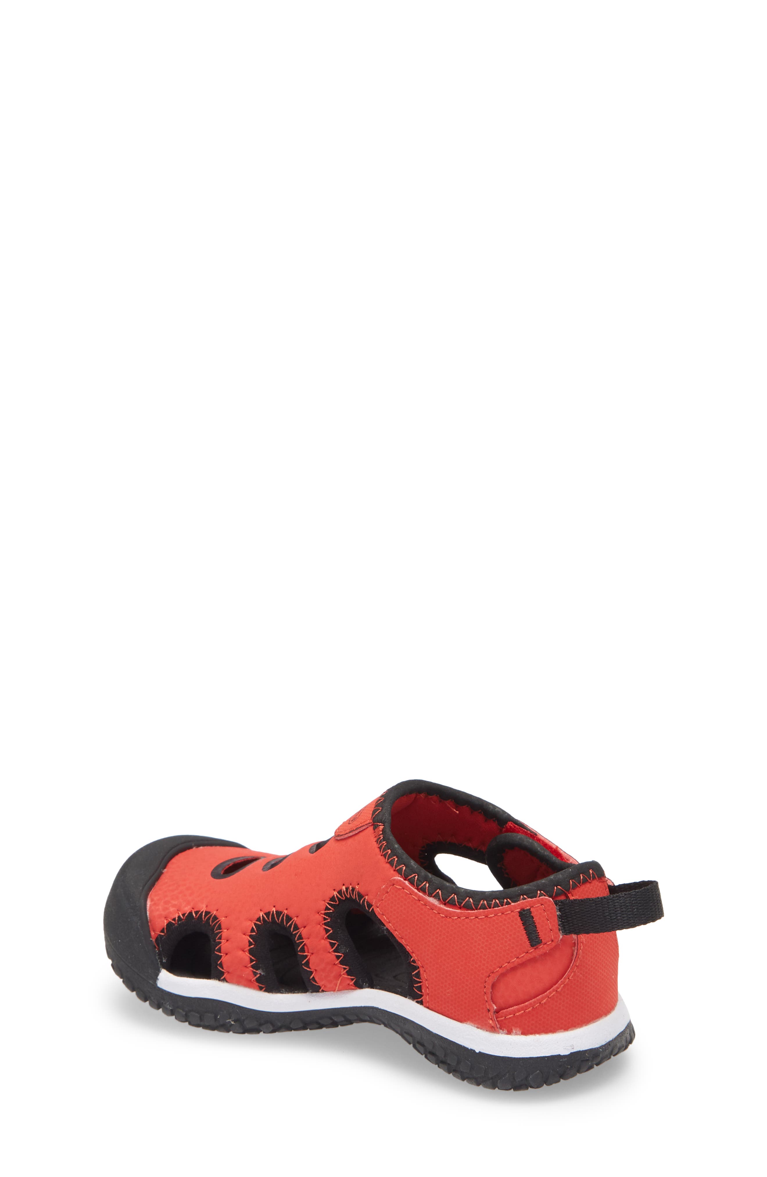 Stingray Sandal, Alternate, color, BLACK/ FIERY RED