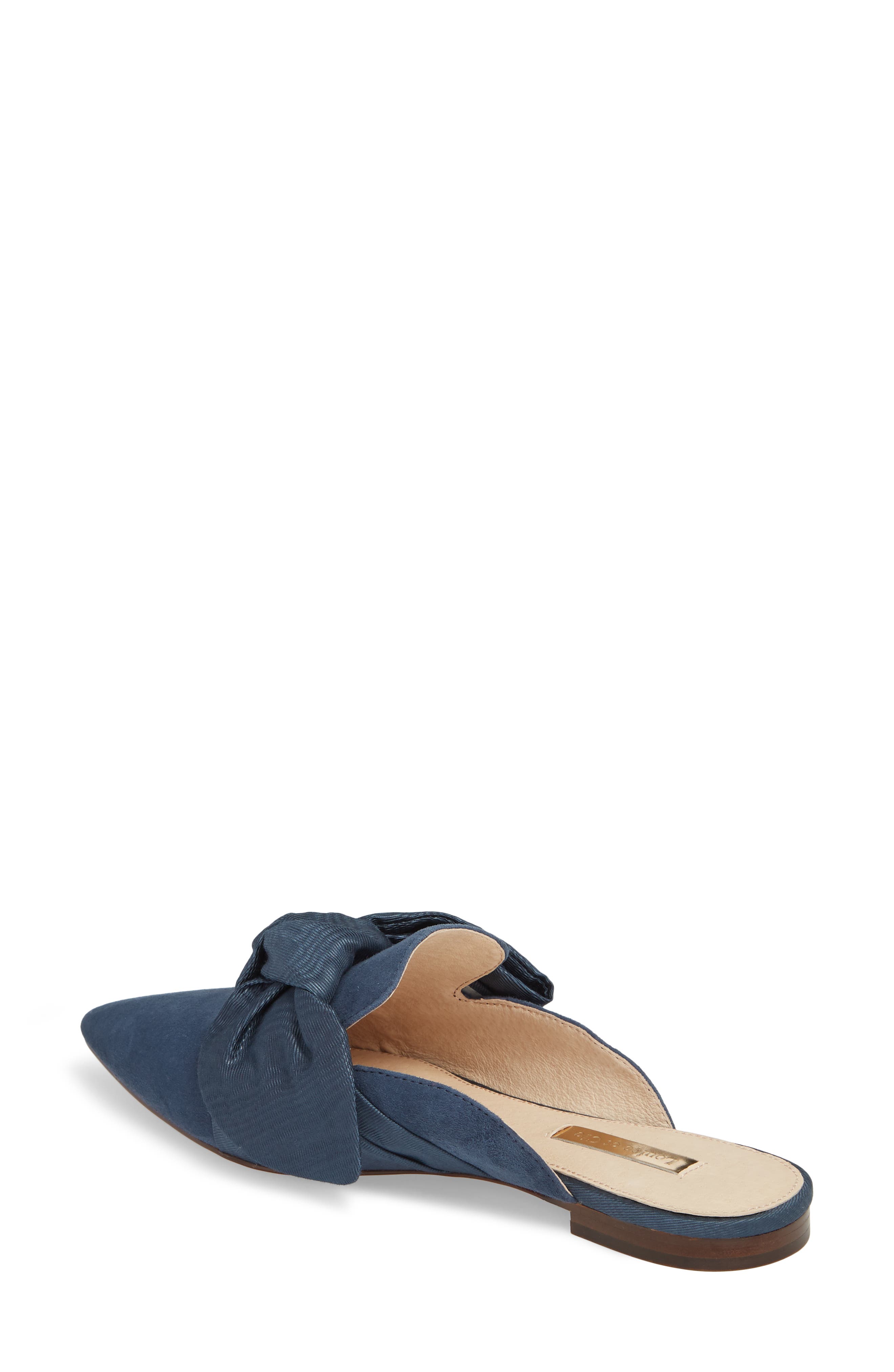 Cela Genuine Calf Hair Bow Mule, Alternate, color, RHAPSODY SUEDE