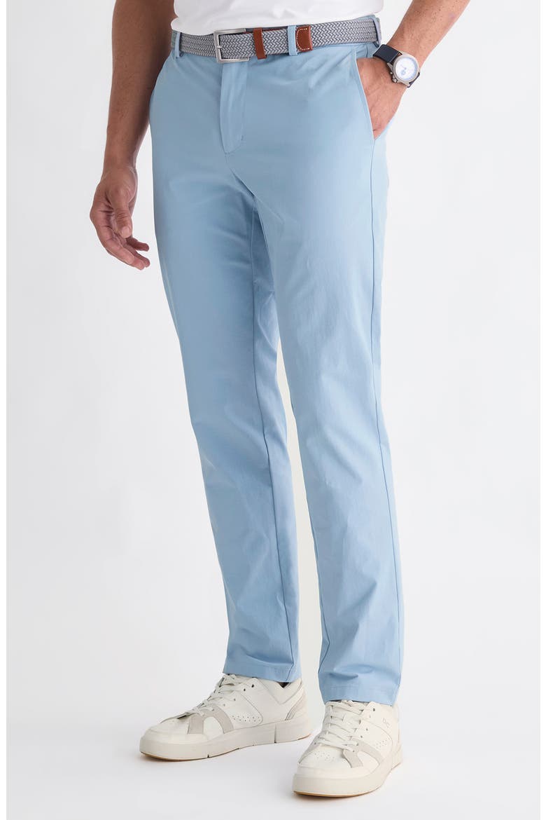 On-The-Go Slim Fit Performance Pants, Main, color, BRACKISH BLUE