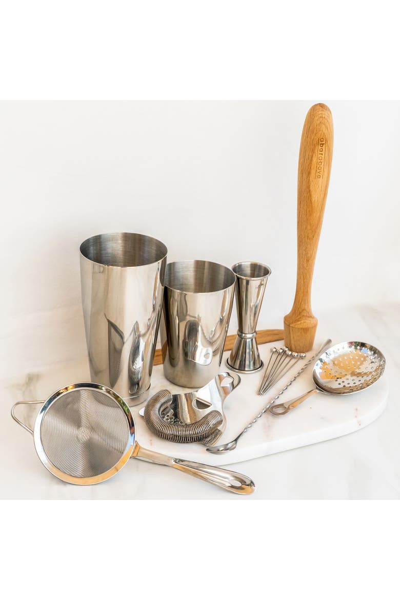 14-Piece Craft Bar Set, Stainless Steel, Alternate, color, Stainless Steel