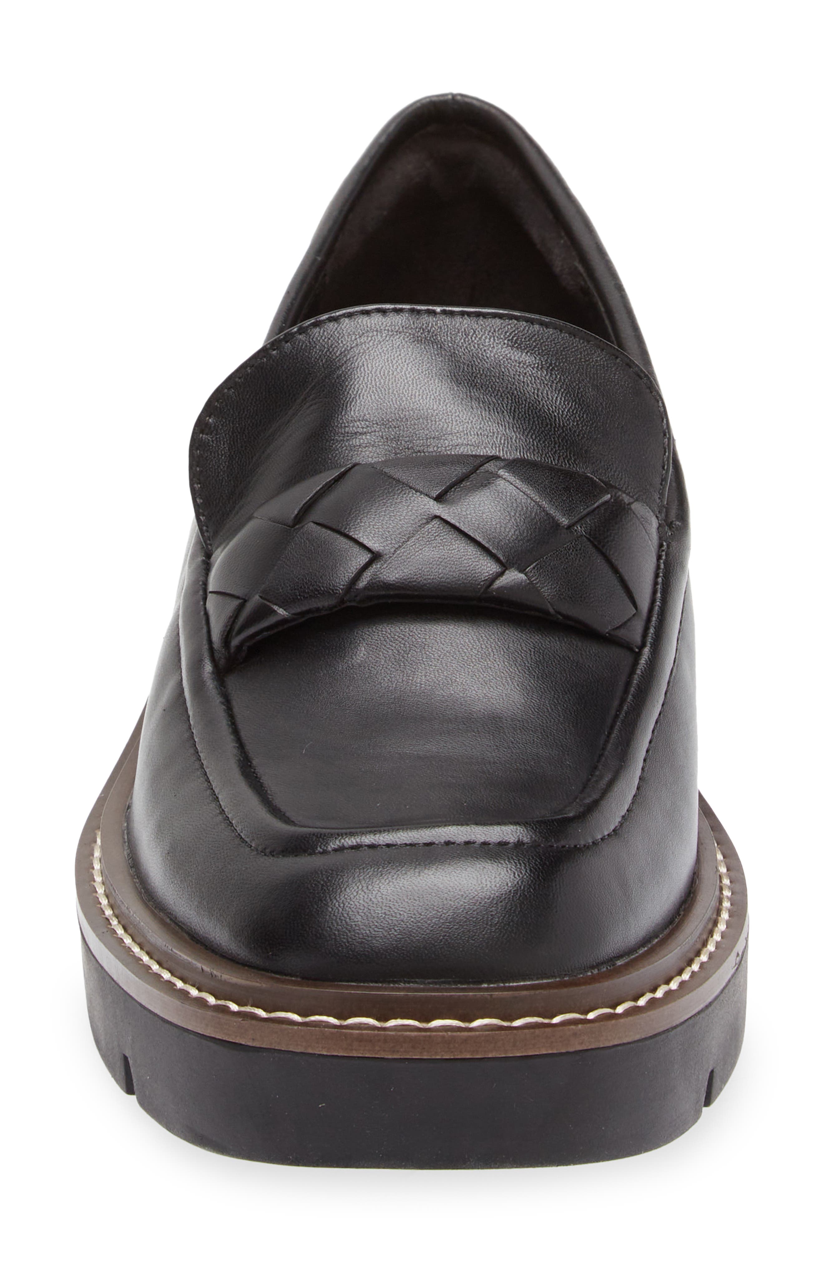 Nordstrom Torie Platform Loafer, Alternate, color, Black